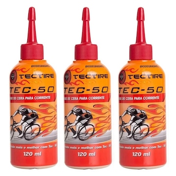 Lubrificante corrente Bike Cera Tectire - 3 unidades - 120 ml