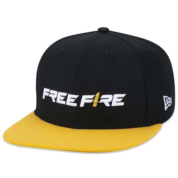 Boné Aba Reta New Era 9Fifty Original Fit Free Fire - Snapback - Adulto