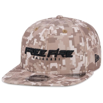 Boné Aba Reta New Era 9Fifty Original Fit Free Fire - Snapback - Adulto