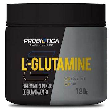 Glutamina Probiótica em Pó L-Glutamine - 120g