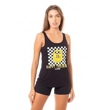 Camiseta Regata Kvra Happy - Feminina