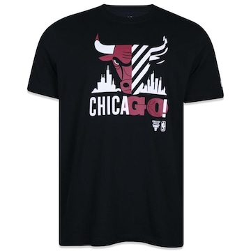 Camiseta Regular New Era NBA Neto 78 Chicago Bulls - Masculina