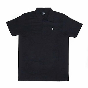 Camisa Polo Volcom Mc Solid Stone - Masculina