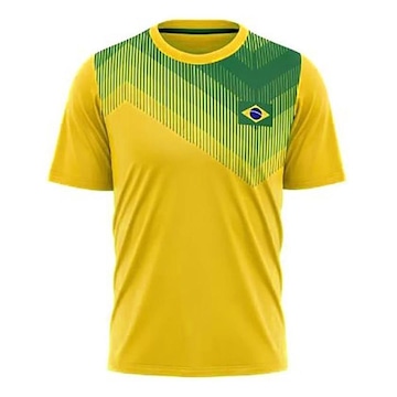 Camiseta do Brasil Braziline  Regia - Masculina