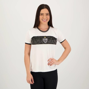 Camisa do Atlético Mineiro Futfanatics Stencil - Feminina