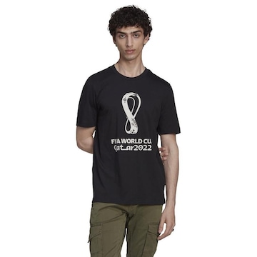 Camiseta adidas Copa do Mundo FIFA 2022 - Masculina