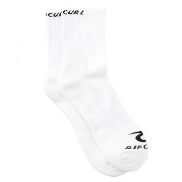 Kit de Meias Rip Curl Corp Crew Sock - 40 a 45 - 5 Pares - Adulto