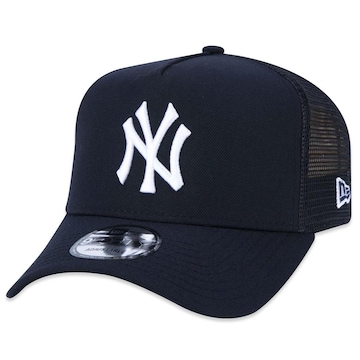 Boné Aba Curva New Era 9Forty A-Frame Trucker Mlb New York Yankees - Snapback - Adulto