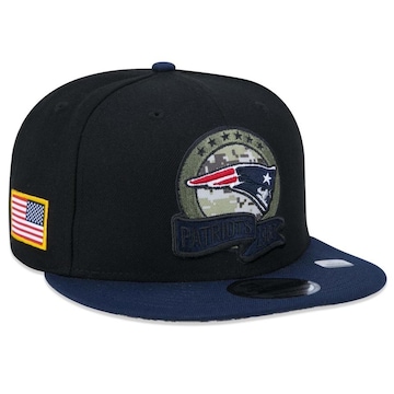 Boné Aba Reta New Era 9Fifty New England Patriots Salute To Service 2022 - Snapback - Adulto