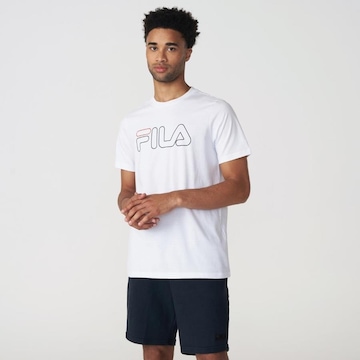 Camiseta Fila Letter Outline - Masculina