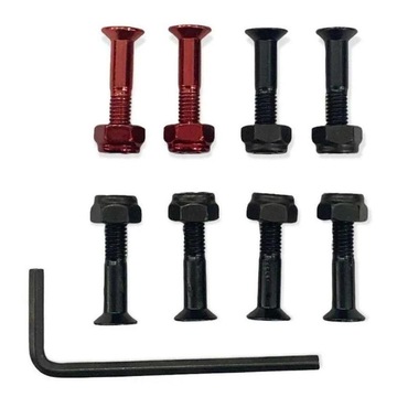 Parafuso De Base Allen Porca 10'''''''' Black Red
