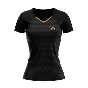 Camiseta do Brasil Braziline Potiguara - Feminina