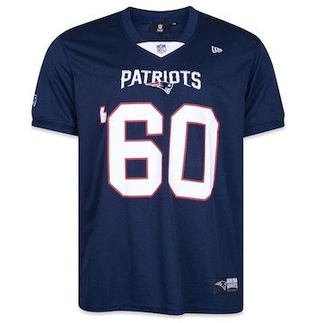 Camiseta New Era Jersey Core New England Patriots NFL Neepat - Masculina