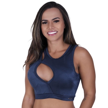 Top Fitness Cropped com Bojo Orbis Helo - Adulto