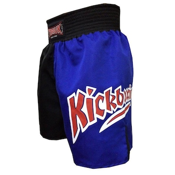 Calção Short Kickboxing New K1 Preto/Azul- Toriuk