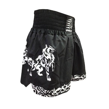 Calção / Short Muay Thai - Traditional - Feminino - Preto/Rosa