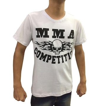 Camisa Camiseta MMA Competition Branco Duelo Fight