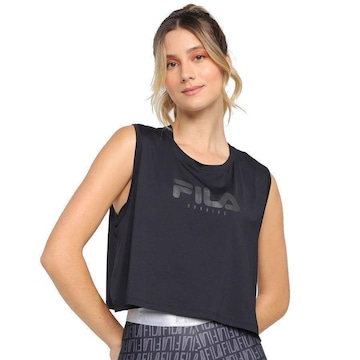 Camiseta Regata Cropped Fila Performance - Feminina