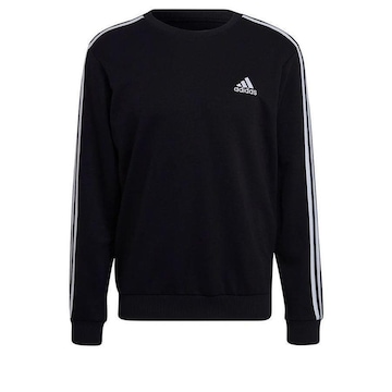 Blusão de Moletom adidas Essentials 3 Listras - Masculino