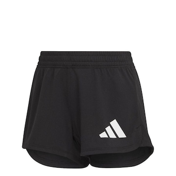 Shorts adidas Malha Pacer 3-bar - Feminino