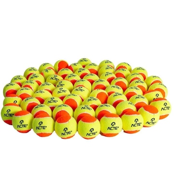 Kit de Bolas para Beach Tennis Acte Sports Stage 2 ITF - 60 Unds