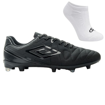 Chuteira de Campo Umbro Attak Eternal + Par de Meias - Adulto