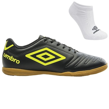 Chuteira Futsal Umbro Class + Par de Meias - Adulto