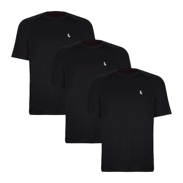 Kit Camisetas Lupo Sport Basic - 3 Unidades - Masculina