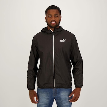 Jaqueta com Capuz Puma Corta Vento ESS Solid - Masculina
