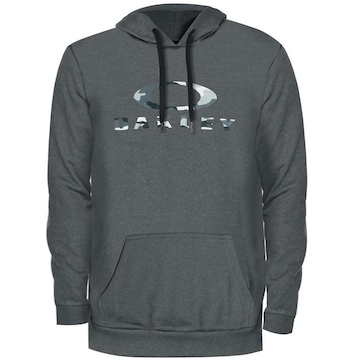 BLusão de Moletom com Capuz Oakley Camo Hoodie Atlhetic Heather - Masculino