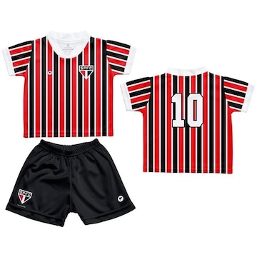 Uniforme do São Paulo Torcida Baby Camisa 10 Oficial - Infantil