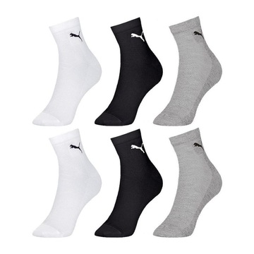 Kit de Meias Cano Médio Puma Esportiva - Masculino - 6 Pares