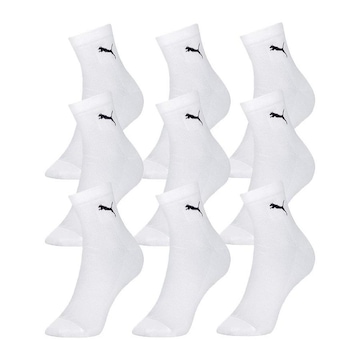 Kit de Meias Cano Médio Puma Esportiva - Masculino - 9 Pares