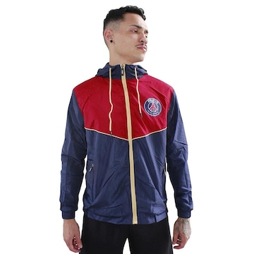 Jaqueta Corta Vento com Capuz Paris-Saint Germain Balboa - Masculina