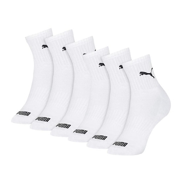 Kit de Meias Cano Médio Puma Esportiva - Masculina - 6 Pares