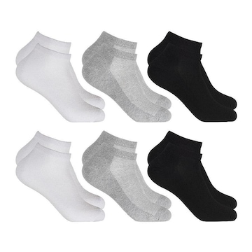 Kit Meias Invisível Altomax - Masculina - 6 Pares