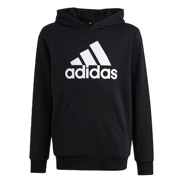 Blusão de Moletom com Capuz adidas Algodão Big Logo Essentials - Infantil