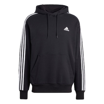 Blusão de Moletom com Capuz adidas Essential 3 Stripes - Masculino