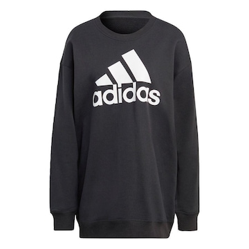 Blusão de Moletom sem Capuz adidas Essentials Big Logo - Feminino