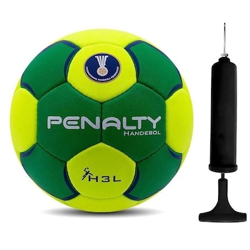 Kit Bola de Handebol Penalty Suécia H3L Pro X + Bomba de Ar