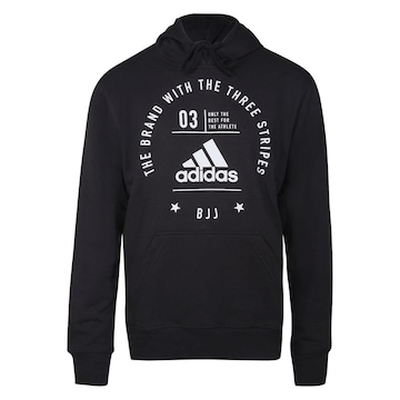 Blusão de Moletom com Capuz adidas Community Line BJJ - Masculino