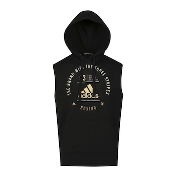 Camiseta Regata de Moletom com Capuz adidas Community Line B - Masculina