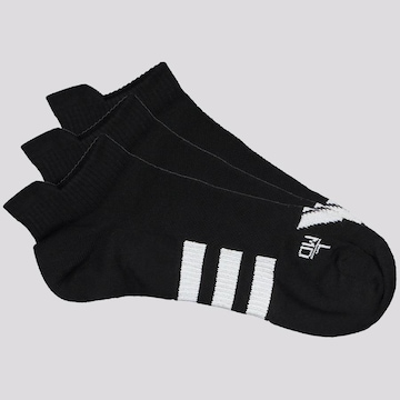 Kit Meia Cano Baixo adidas - 3 Pares - Adulto