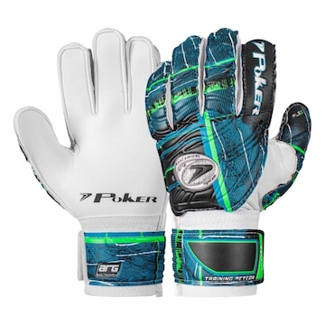 Luva de Goleiro Futebol de Campo Poker Meteor Training