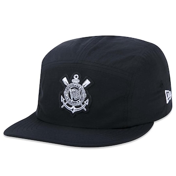 Boné Aba Reta New Era Camper Corinthians Futebol - Strapback - Adulto