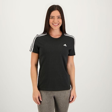 Camiseta adidas 3 Listras - Feminina