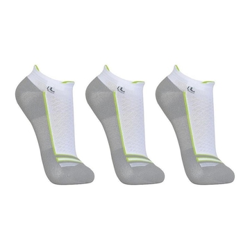 Kit de Meias Cano Curto Lupo Performance Fitness com 3 Pares - Adulto