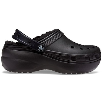 Sandália Crocs Classic Plataform Lined Clog - Feminino