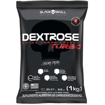 Dextrose Black Skull Turbo Repositor de Energia - - 1kg