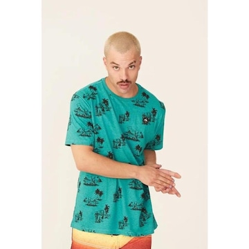 Camisa Hawaiian Dreams Nook Água - Masculina